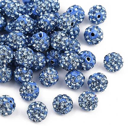 Бусины со стразами RB-H284-6MM-Half-2-1
