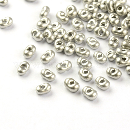 Czech Glass Seed Beads SEED-R014-3x6-P8701-1