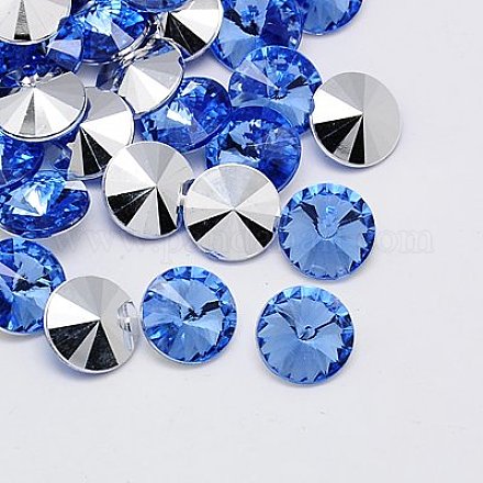Cabuchones de diamante de imitación de acrílico de Taiwan imitación GACR-A004-25mm-26-1