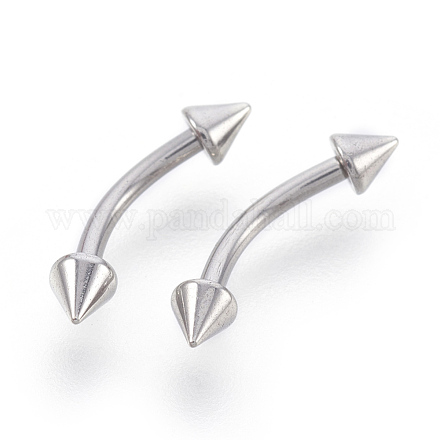 304 inoxydable goujons nez en acier de bijoux piercing nez EJEW-L207-F01-1