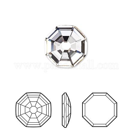 Cabochons en strass de cristal autrichien 2611-8mm-001(F)-1