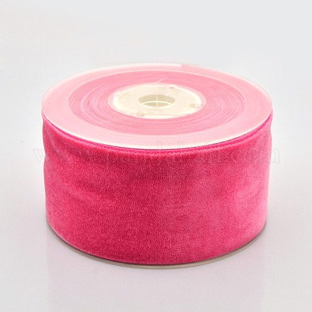 Wholesale Polyester Velvet Ribbon for Gift Packing and Festival Decoration  