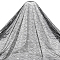Halloween Theme Polyester Lace Fabric, Skull Pattern, Black, 1630x0.1mm