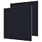 2 Sheets HDPE Plastic Sheets, Square, Black, 30.5x30.5x0.6cm
