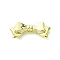 Alloy Beads, Bowknot, Golden, 8x19.5x5mm, Hole: 1.8mm