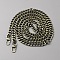 Bag Strap Chains, Iron Curb Link Chains, with Swivel Lobster Claw Clasps, Antique Bronze, 160x1cm