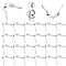 200Pcs Brass Bead Tips Knot Covers, 925 Sterling Silver Plated, 6.5x3mm