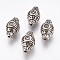 CCB Plastic Beads, Bicone, Antique Silver, 33x18mm, Hole: 3mm
