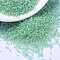 MIYUKI Delica Beads, Cylinder, Japanese Seed Beads, 11/0, (DB1483) Transparent Mint Luster, 1.3x1.6mm, Hole: 0.8mm, about 20000pcs/bag, 100g/bag