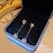 Imitation Pearl Tassel Dangle Earrings, Mixed Shape