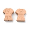 Food Grade Eco-Friendly Silicone Beads, Female nurse Clothes, PeachPuff, 25x22x8mm, Hole: 2.5mm