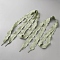 Polyester Shoelaces, Dark Sea Green, 1190x23x0.3mm