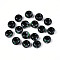 3/0 Baking Paint Glass Beads, Round Hole, Rondelle, Green, 5~5.5x3~3.5mm, Hole: 1.6~1.8mm, about 3750pcs/pound
