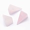 Natural Rose Quartz Beads, Cone, Undrilled/No Hole Beads, 25x14x14.5mm