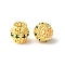 Brass Micro Pave Cubic Zirconia European Beads, Barrel, Rack Plating, Lasting Plated, Cadmium Free & Lead Free, Green, 8x7.5mm, Hole: 4mm