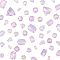 Glass Steel Claw Sew on Rhinestone, Multi-Strand Links, Mixed Shapes, Plum, 8~18.5x8~18x5~8mm, 50pcs/set.