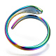 304 anillo de puño de serpiente de acero inoxidable RJEW-N038-113M-4