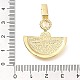 Латунные микро проложить кубического циркония подвески KK-S049-03G-3
