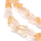 Brins de perles de citrine naturelles brutes G-I279-B10-3