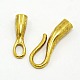Tibetan Style Hook and Eye Clasps TIBE-LF11268YKG-AG-LF-3