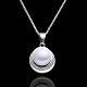 Beau laiton strass et imitation perle pendentifs pour petite amie meilleur cadeau KY-BB10196-2