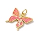 Подвески из латуни с эмалью и блестками KK-Q098-39G-B-2