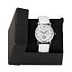 High Quality Stainless Steel Leather Diamond-studded Quartz Wrist Watch WACH-N008-14E-5