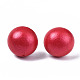 Pearlized Half Round Schima Wood Earrings for Girl Women EJEW-N048-001-11-1