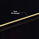 丸銅線  ワイヤーラップジュエリー作り用  ライトゴールド  18ゲージ  1mm  約98.42フィート（30m）/ロール CWIR-BC0006-02C-LG-3