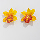 Ohrstecker aus Stoffblumen&nbsp;FS-WG643B1-07-1