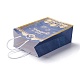 Rectangle Ramadan Kraft Paper Gift Bags CARB-F009-01C-2