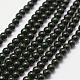 Synthetic Green Goldstone Beads Strands G-N0178-02-6mm-1