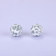 Printed Round Silicone Focal Beads SI-JX0056A-89-1