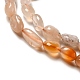 Chapelets de perles en agate naturelle de fleurs de cerisier G-I351-B07-3