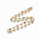 Colliers de perles en émail de fer NJEW-S387-03-1