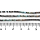 Abalorios naturales de color turquesa Hubei hebras G-D080-A02-5