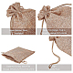 Benecreat 24 pz sacchetti di tela da imballaggio di grandi dimensioni con sacchetti regalo con coulisse sacchetto di gioielli per feste di matrimonio e artigianato fai-da-te ABAG-BC0001-04-5