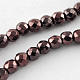 Non-magnetic Synthetic Hematite Beads Strands G-Q890-10mm-2-2