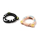 Spray Painted Alloy Spring Gate Rings FIND-M008-03-2