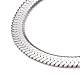 304 Stainless Steel Snake Chains Necklaces NJEW-O058-31P-2