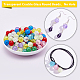 PandaHall Elite 270Pcs 9 Colors Transparent Crackle Glass Round Beads CCG-PH0001-04-4