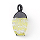 1 pendentifs en verre pc hibou main de Murano pour colliers X-DP254J-3-2