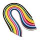 Rectangle 50 Colors Quilling Paper Strips DIY-R041-10-2