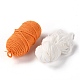 Kits d'aiguille de poinçon de tapis de tasse de coton de bricolage DIY-K032-38C-4