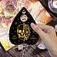 CREATCABIN 4Pcs Skull Planchette Spirit Board Wooden Crystal Holder Mini Crystal Sphere Display Stand Witch Stuff Moon Wiccan Decor Witchy Supplies Small Tray for Crystal Ball Stones Witchcraft DJEW-WH0021-020-4