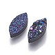 Imitation Druzy Gemstone Resin Beads RESI-L026-E04-1