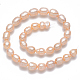 Perle coltivate d'acqua dolce perla naturale PEAR-D095-03-3
