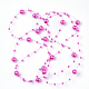 Hilo de guirnalda de cuentas de perlas de imitación de plástico abs SACR-T354-01B-2