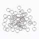304 Stainless Steel Split Rings, Double Loops Jump Rings, Stainless Steel Color, 5x1mm, about 4mm inner diameter