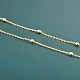 925 Sterling Silver Cable Chain Necklaces NJEW-BB48191-A-1